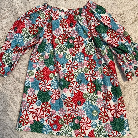New Hand Crafted Peasant Dress Christmas - Picture 1 of 4